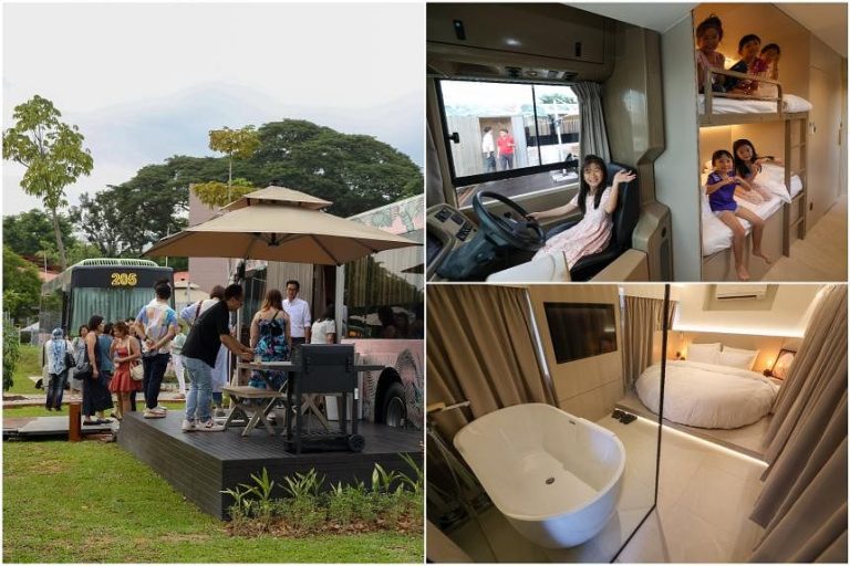 Repurposed bus hotel in Changi Village opens for bookings for stays